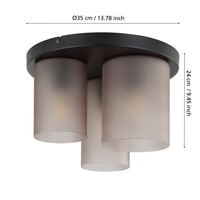 Lustra COLOMERA Black 35CM Eglo Lighting Fixtures