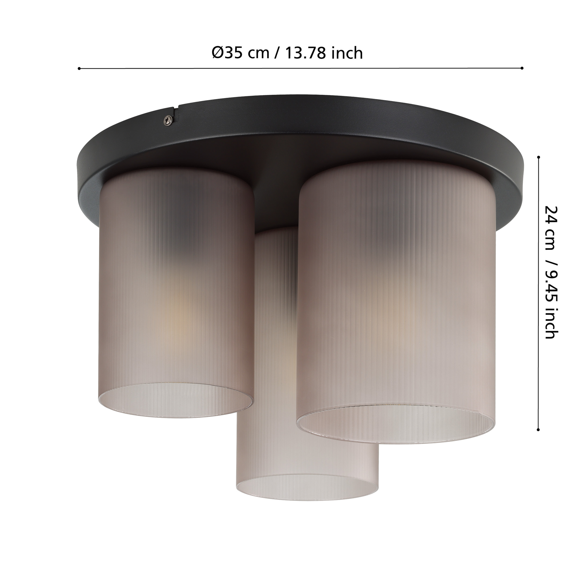 Осветително тяло COLOMERA Black 35CM Eglo