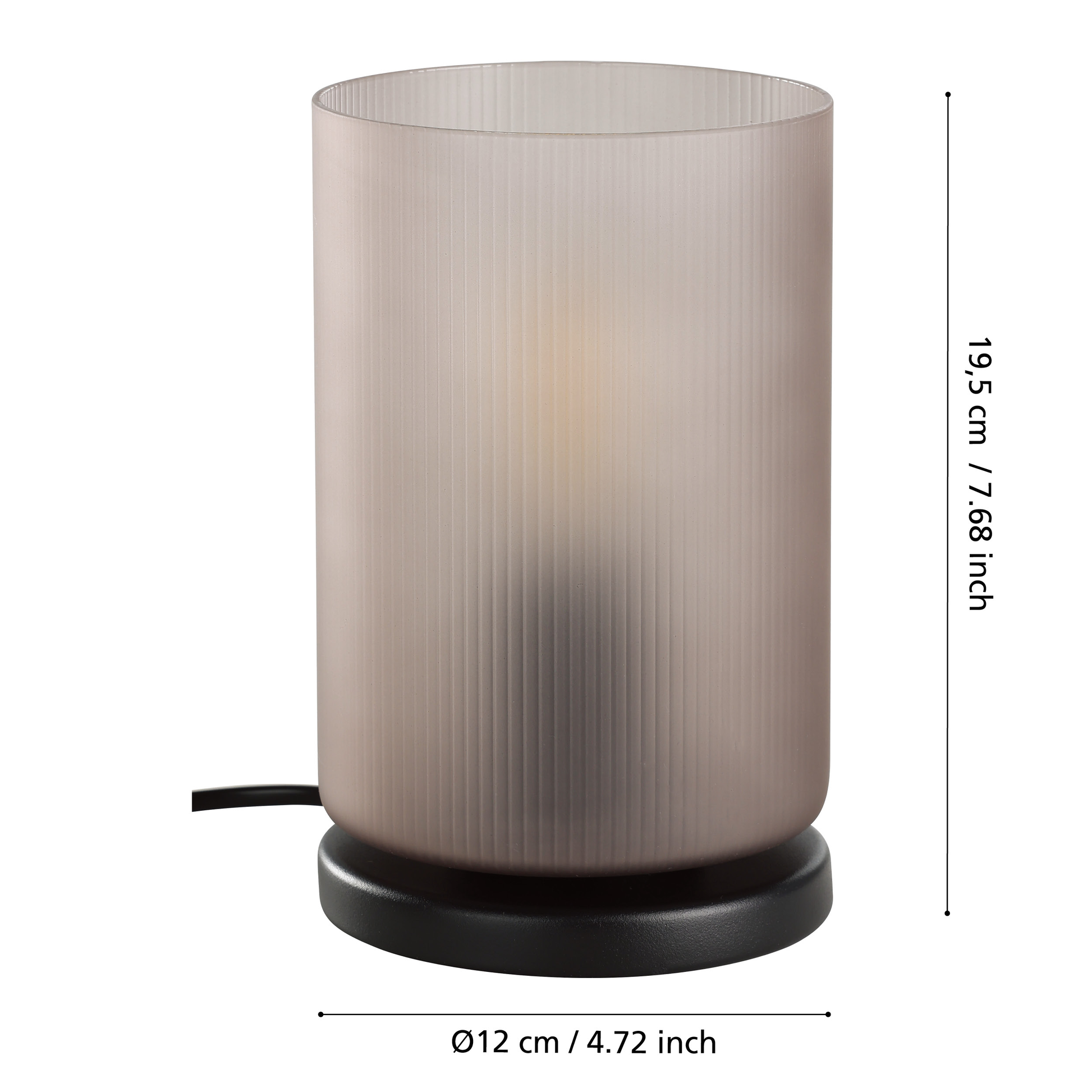 Нощна лампа COLOMERA Black Ø12CM Eglo