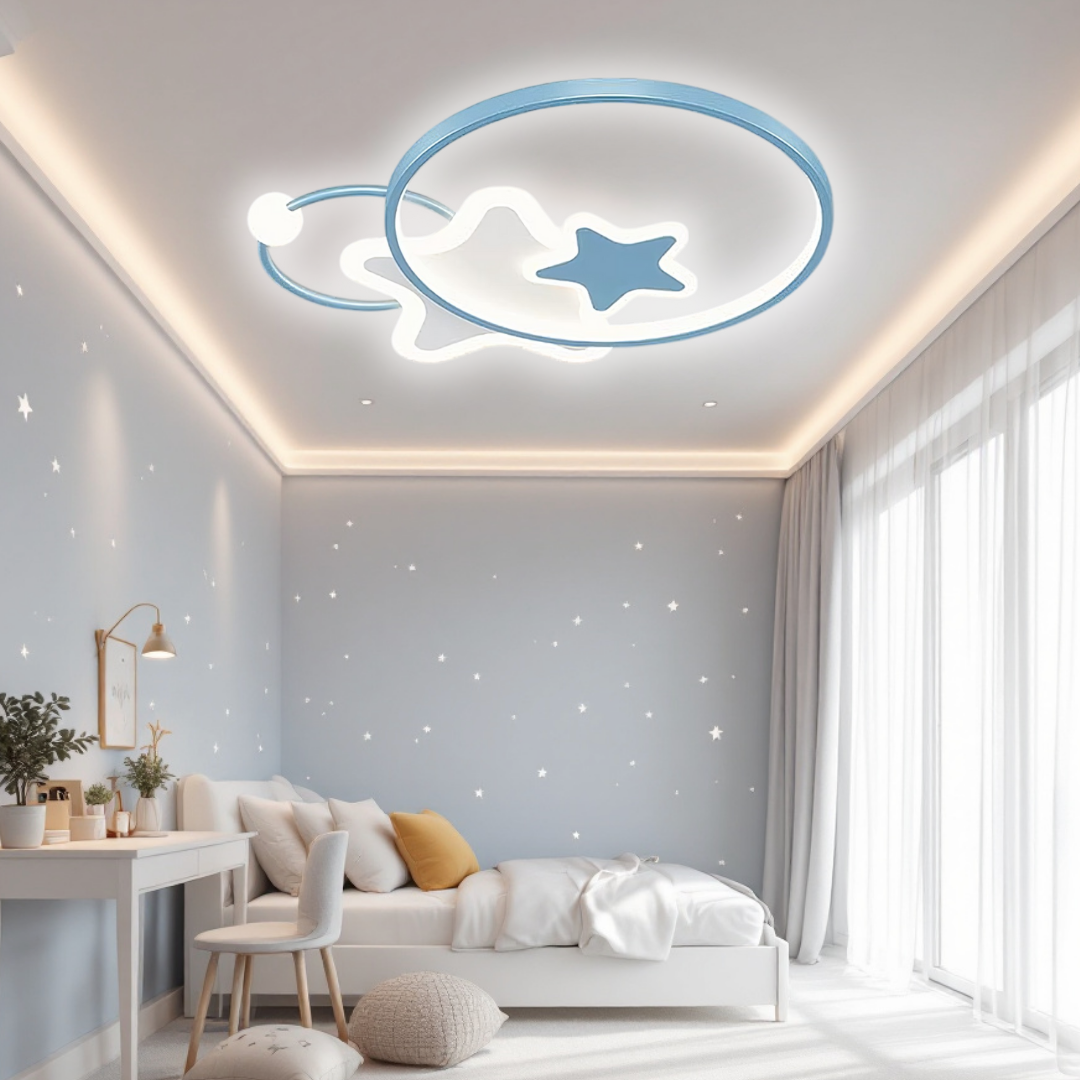 LED осветително тяло 96W Blue Majesty с дистанционно, еквивалент 500W