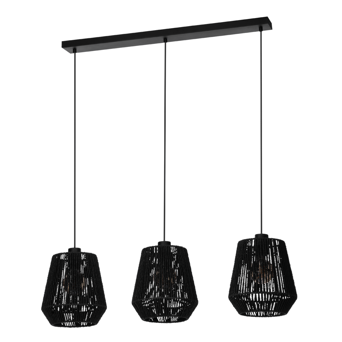 Окачено осветително тяло PERSLEY Black 110CM