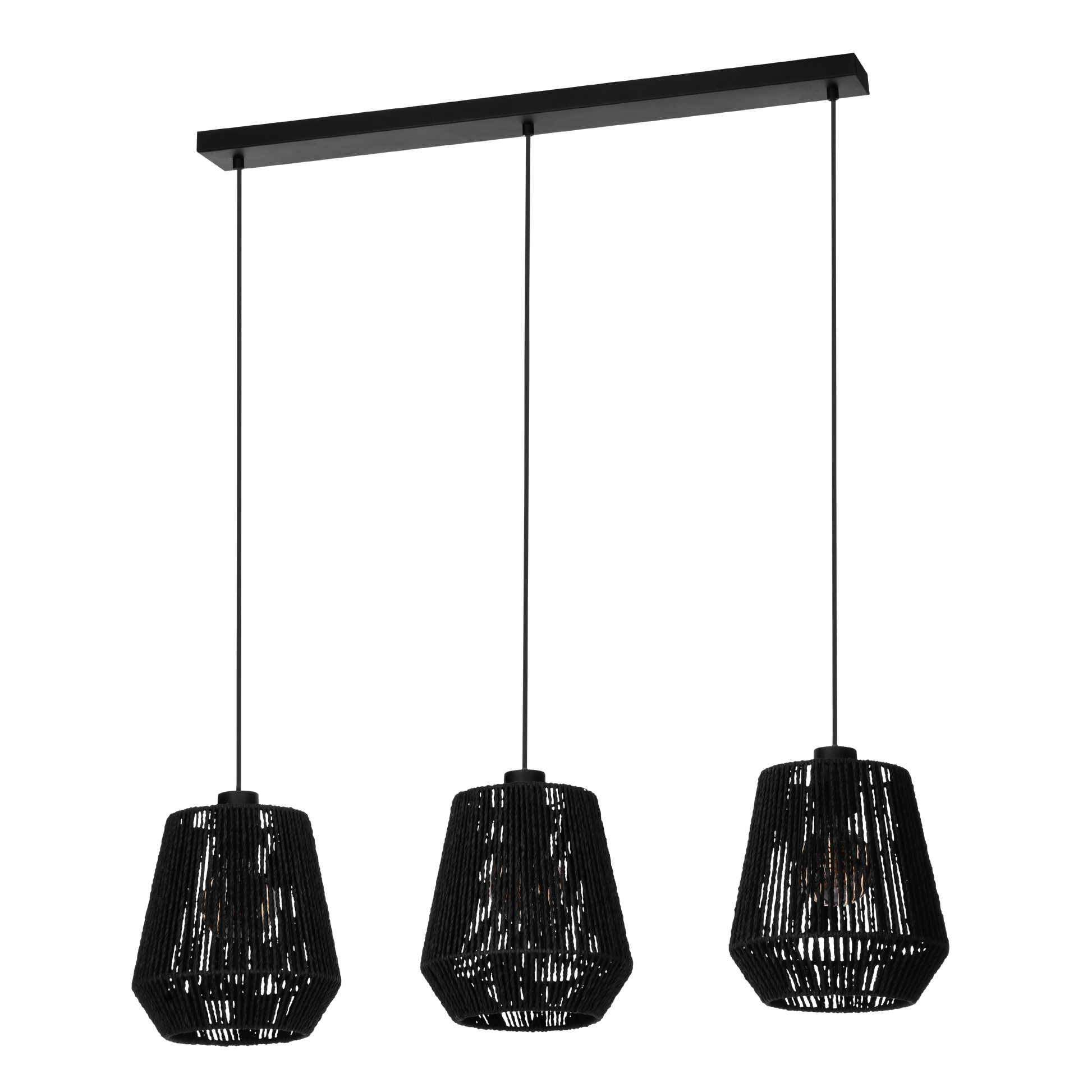 Окачено осветително тяло PERSLEY Black 110CM