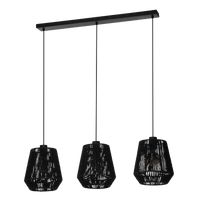 Окачено осветително тяло PERSLEY Black 110CM