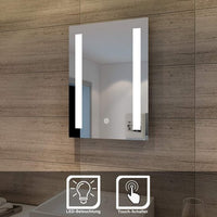 LED огледало 50X70cm с функция против замъгляване и Touch M061S