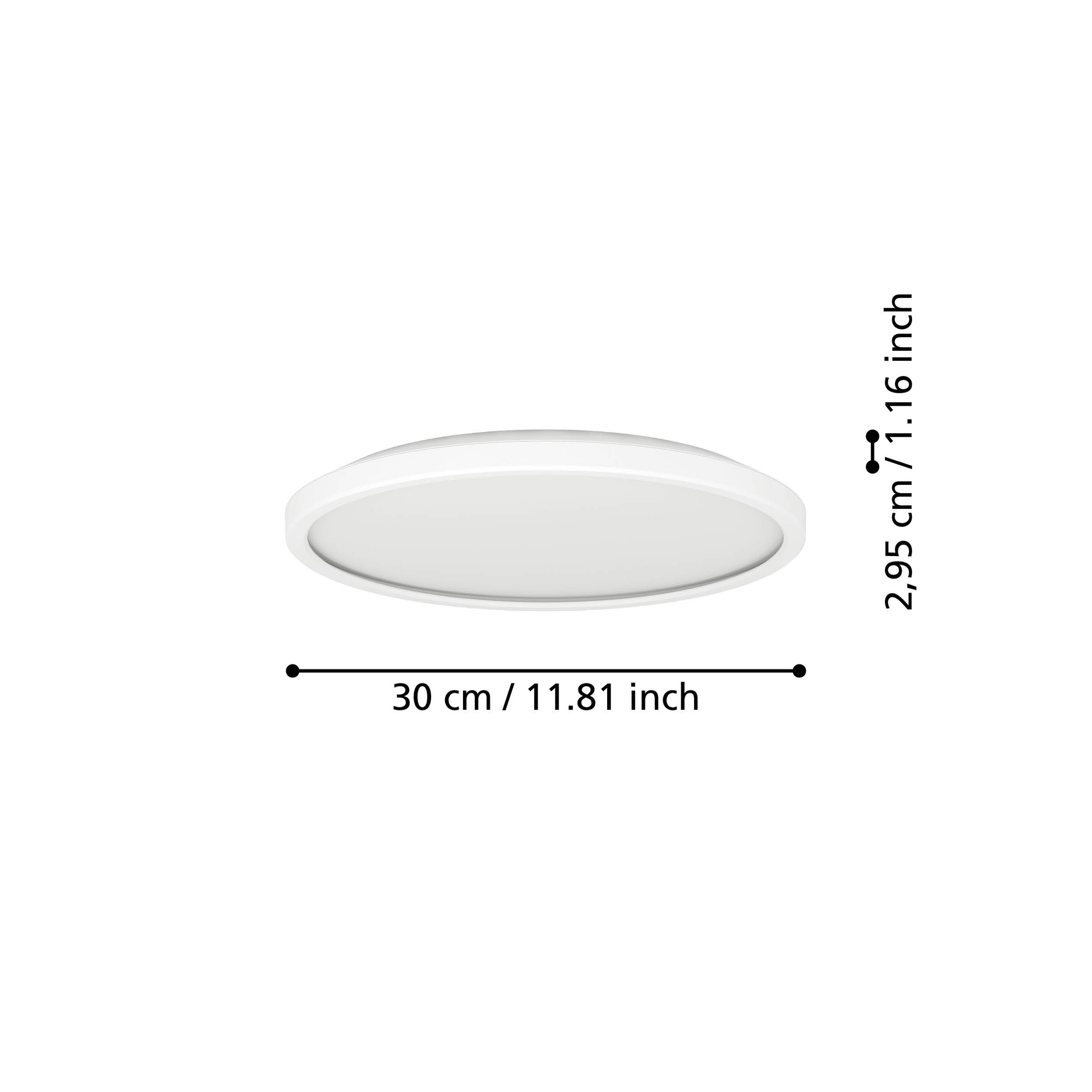 LED плафон ROVITO-Z RGB-CCT Smart 30cm Еквивалент 150W