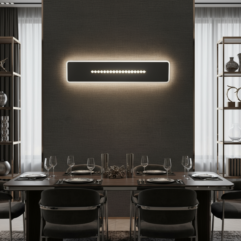 Аплик LED 22W VAIRA Black Еквивалент 220W