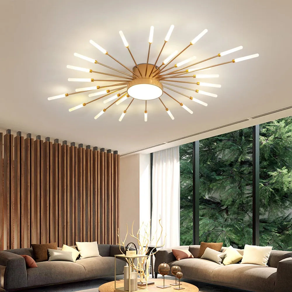 LED осветително тяло American Splendor Gold Еквивалент 800W с дистанционно