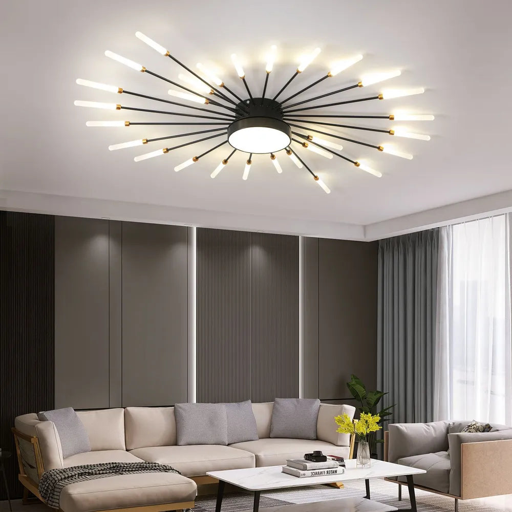LED осветително тяло American Splendor Black Еквивалент 800W с дистанционно