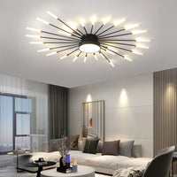 LED осветително тяло American Splendor Black Еквивалент 800W с дистанционно