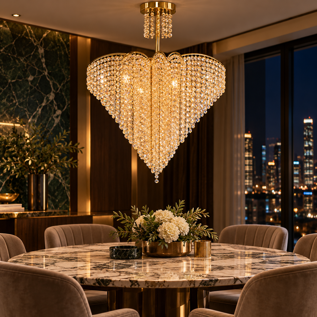 Осветително тяло FREDA Gold Cristal