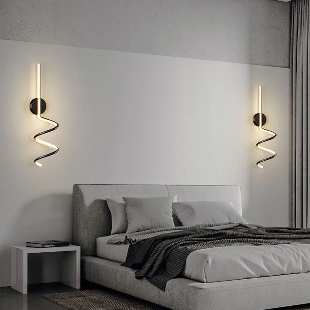 LED аплик Serpent Black еквивалент 150W