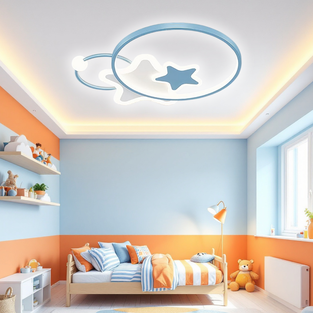 LED осветително тяло 96W Blue Majesty с дистанционно, еквивалент 500W
