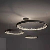 LED осветително тяло ICE-AGE Black 3 подвижни сегмента, еквивалент 800W