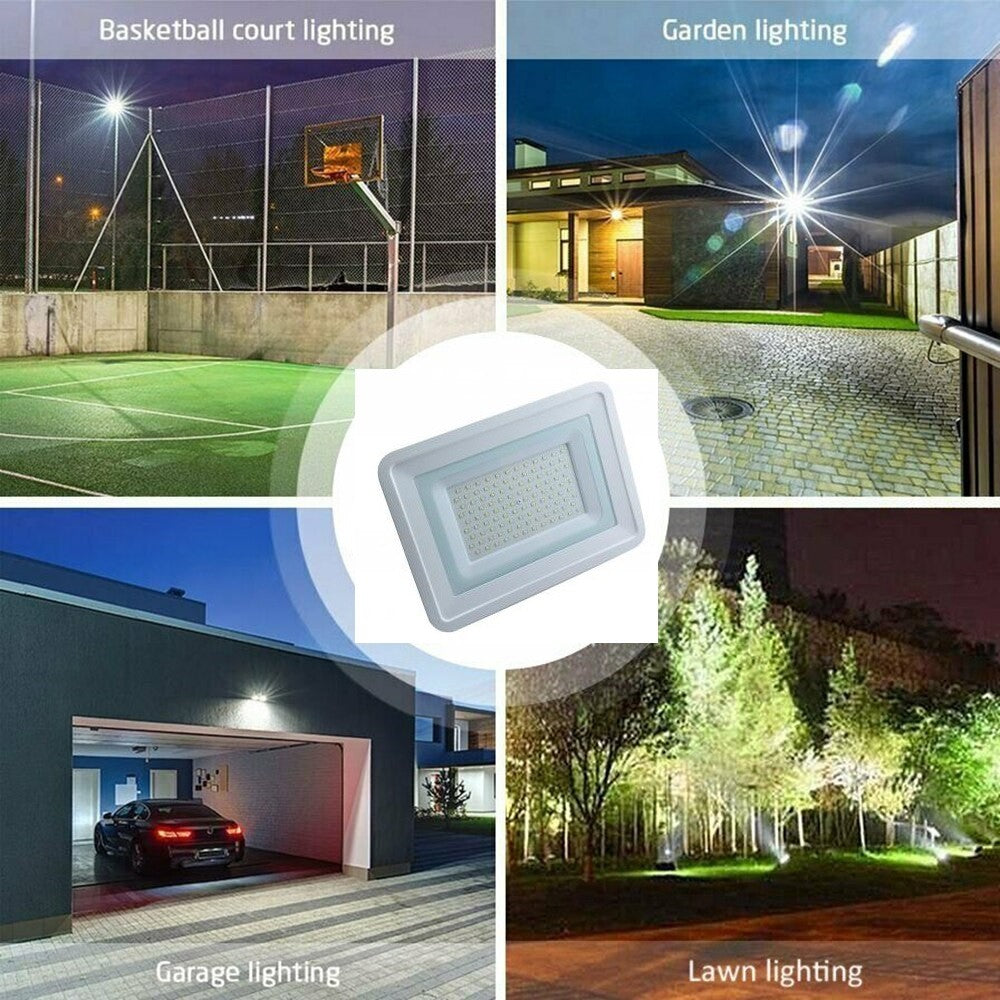 LED прожектор 10W Tablet SMD Бял