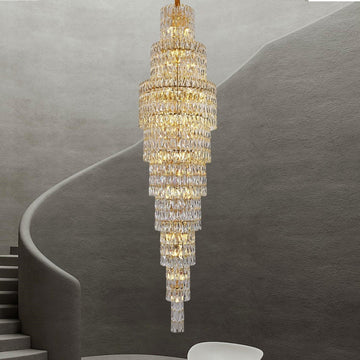 Полилей кристал LUXURY Golden 250cm -P82401