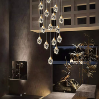 Осветително тяло LED Luxury Crystal Flowing Diamonds