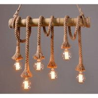 Осветително тяло Retro Design Bamboo 6XE27