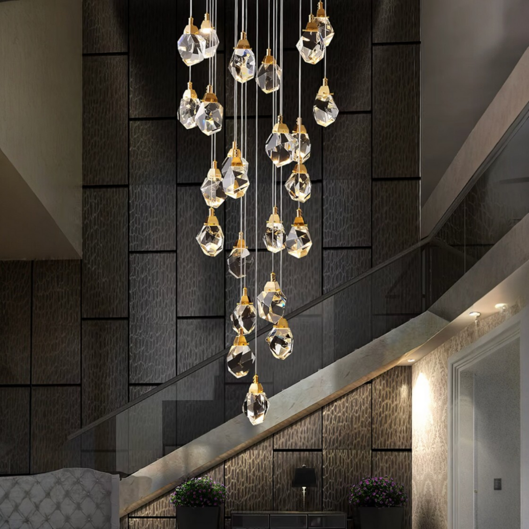 Осветително тяло LED Luxury Crystal Flowing Diamonds