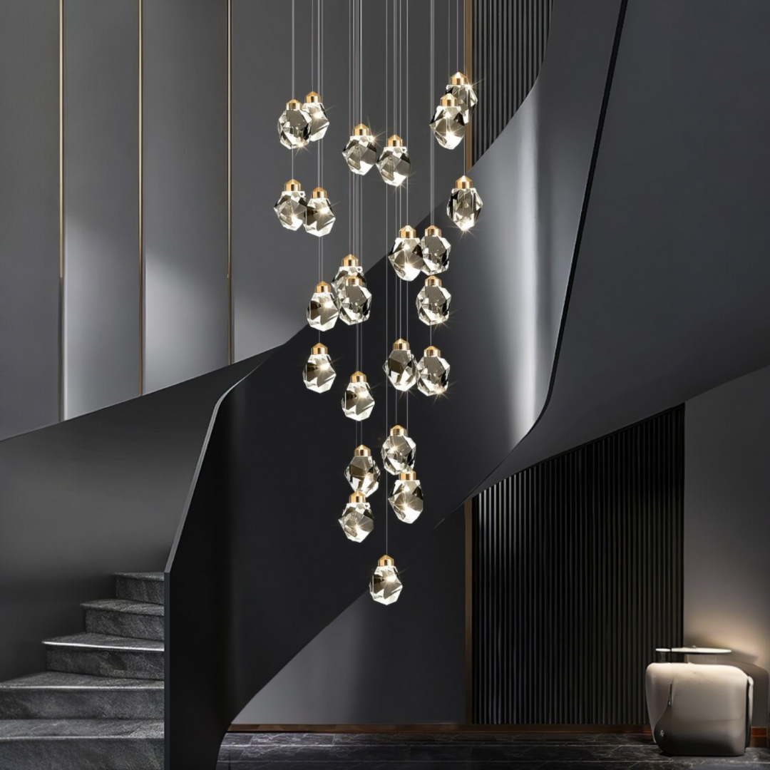 Осветително тяло LED Luxury Crystal Flowing Diamonds