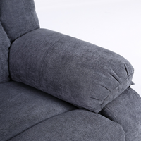Fotoliu cu Masaj și Încălzire Recliner Electric Gri Inchis FOTOLIU CU MASAJ/RECLINER/INCALZIRE / GRI Chairs