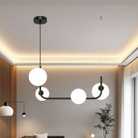 Осветително тяло Abajur MAT BLACK Urban Orbit 4xE27 - 3001-4