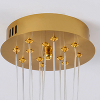 Осветително тяло LED Abajur Planets Gold Bundle, 3 вида светлина и дистанционно