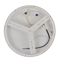 LED плафон BELLA GOLD, 3 вида светлина от бутон, еквивалент 400W