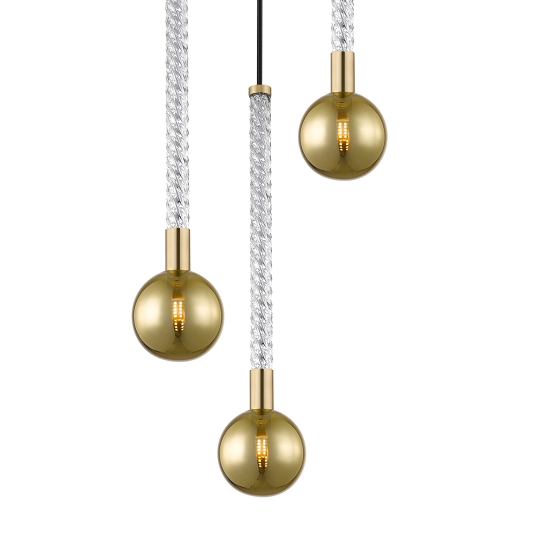 Осветително тяло висящо Luxury Gold Mida