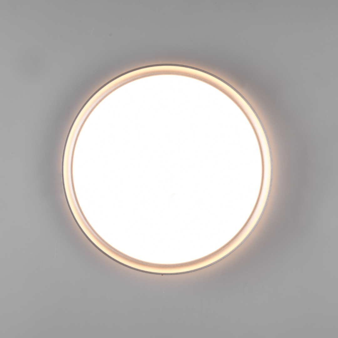 LED плафон за баня IP44 Clarimo Grey 12W еквивалент 100W
