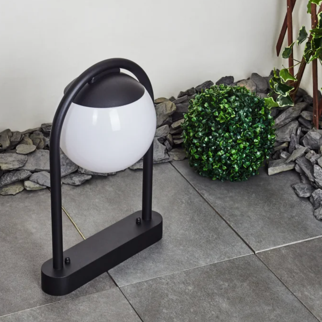 Stalp Exterior E27 IP44 98732 NEGRU / STALP ORNAMENTAL EXTERIOR LAMP