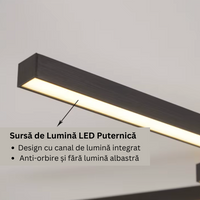 Осветително тяло LED 136W Ophelia 8 елемента БЯЛО Еквивалент 800W С дистанционно