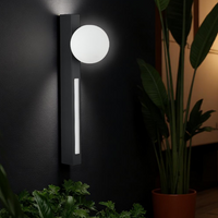 LED аплик 40cm черна KINKIET