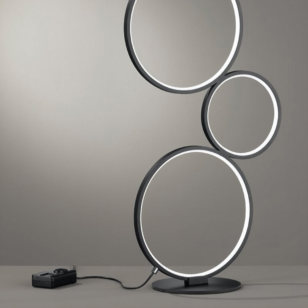 Лампион LED PREMIUM 36W 115cm RONDO Black