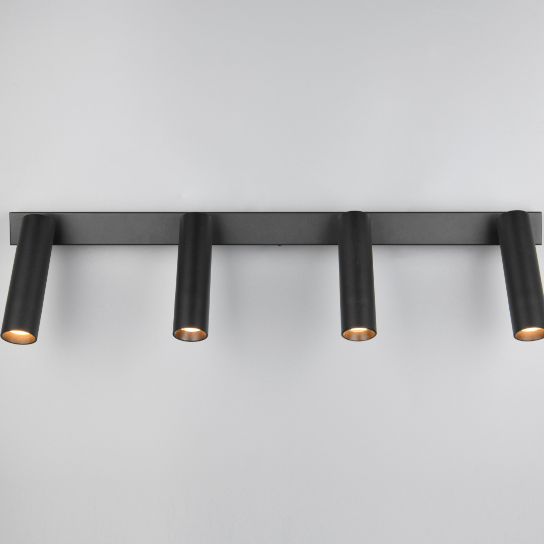 LED осветително тяло с 4 регулируеми спота AMBALA Black