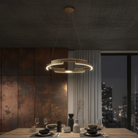 LED осветително тяло висящо Gold, еквивалент 520W, с дистанционно