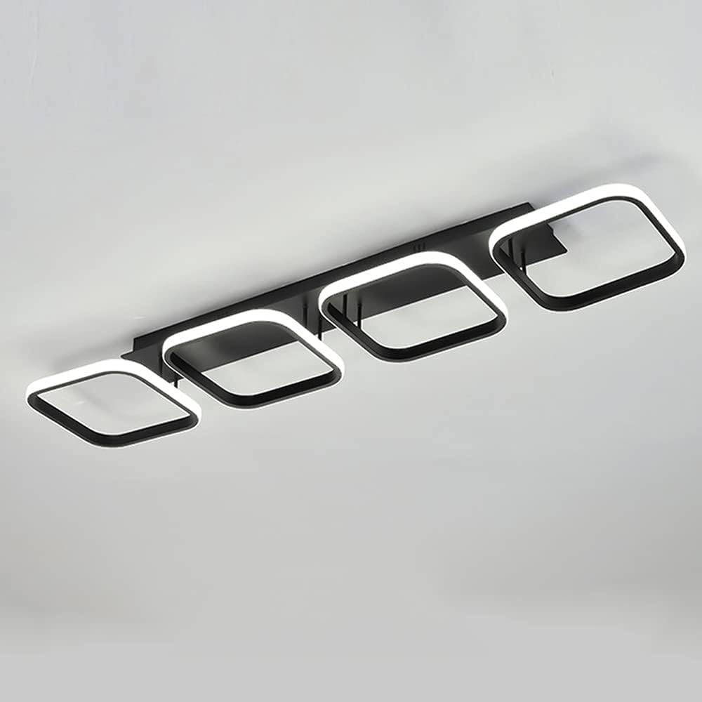 LED осветително тяло за таван KOVO Squares, еквивалент 300W, с дистанционно