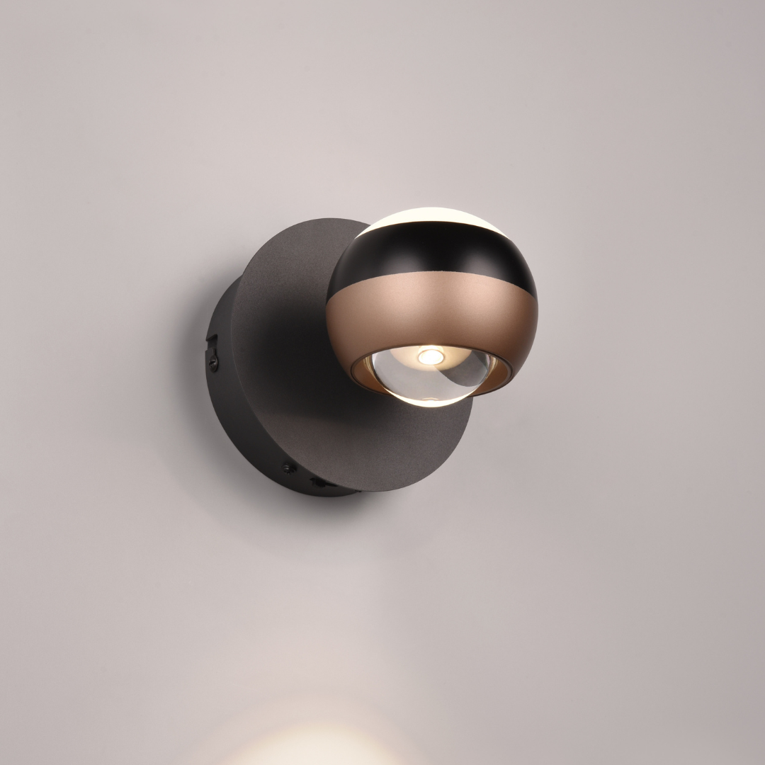 Aplica LED Orbit NEAGRA / APLICA PERETE / MINIMALIST DESIGN Wall Light Fixtures