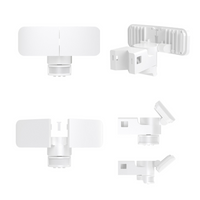 Aplica LED Exterior White 30W cu Senzor PIR ALBA Wall Light Fixtures