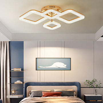 LED осветително тяло Golden 4 Diamonds Еквивалент 400W с дистанционно