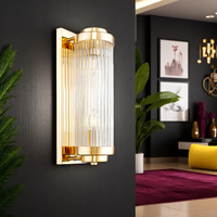 Аплик за стена Gold Luxury SERGIO, въртящ се, регулируем