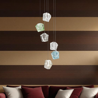 LED осветително тяло тип пендел Luxury Color Glass