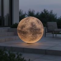 Външно осветително тяло глобус BLACKGLOW 80CM Черен