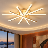 Осветително тяло LED CROSS LINNES Бяло Еквивалент 800W С дистанционно