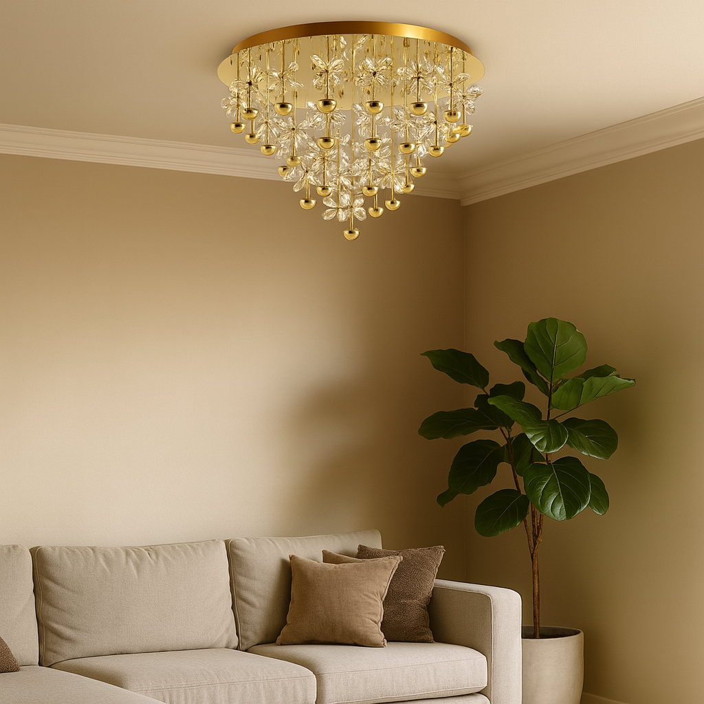 Осветително тяло аплик Crystal PIANOPOLI 3 Gold еквивалент 800W