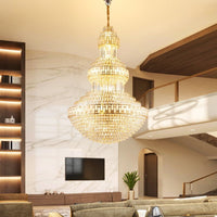 Полилей от кристал LUXURY Golden 180cm -L301