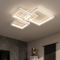 Осветително тяло LED KENO 3 SQUARES White 3 функции Еквивалент 400W Дистанционно