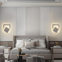LED аплик Square, регулируем, бял, еквивалент 150W