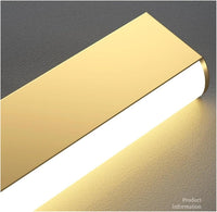 LED осветително тяло 5 Geometric GOLD Lines висящо, еквивалент 500W