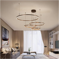 LED осветително тяло 204W WONDERLAND BROWN 4 подвижни сегмента с дистанционно