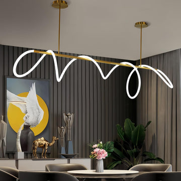 LED осветително тяло Nordic Golden Tube Линеен Еквивалент 350W с дистанционно